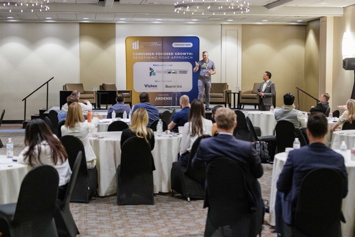 Taras Malyshev speaking at Consumer Pricing & Revenue Growth Summit, Chicago 2025